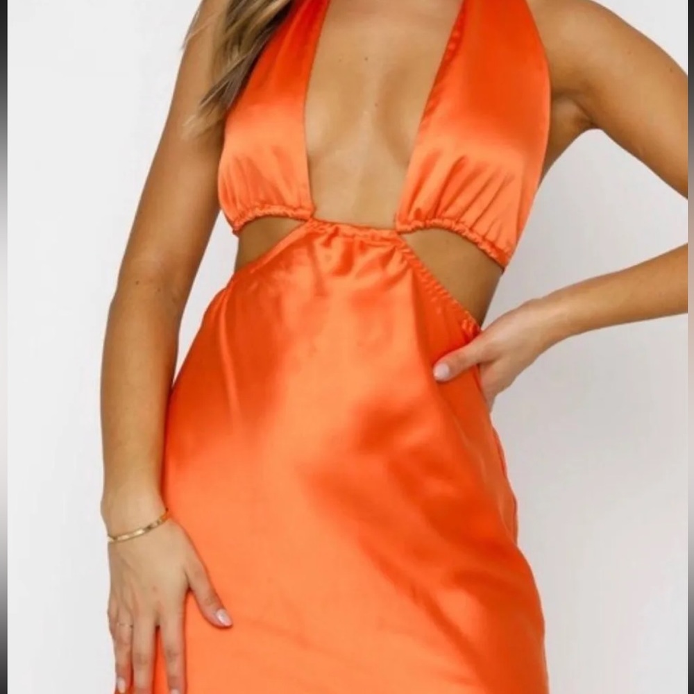 white fox cross my heart mini dress